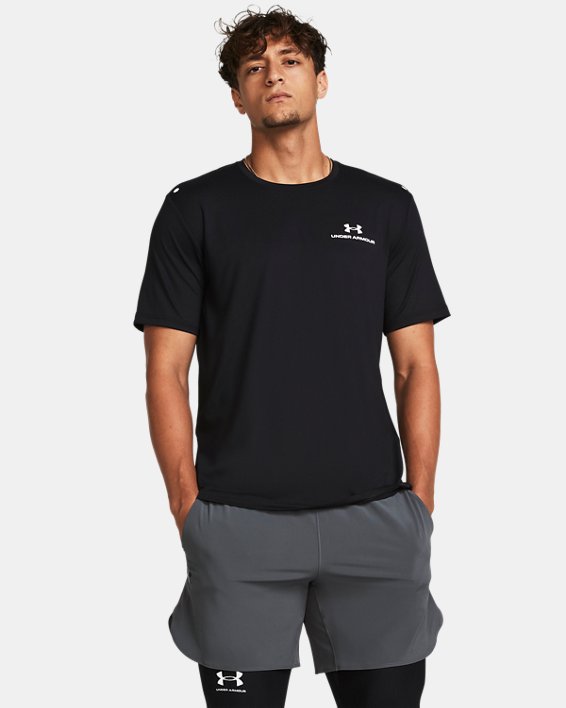 男士UA RUSH™ Energy短袖T恤, Black, pdpMainDesktop image number 0